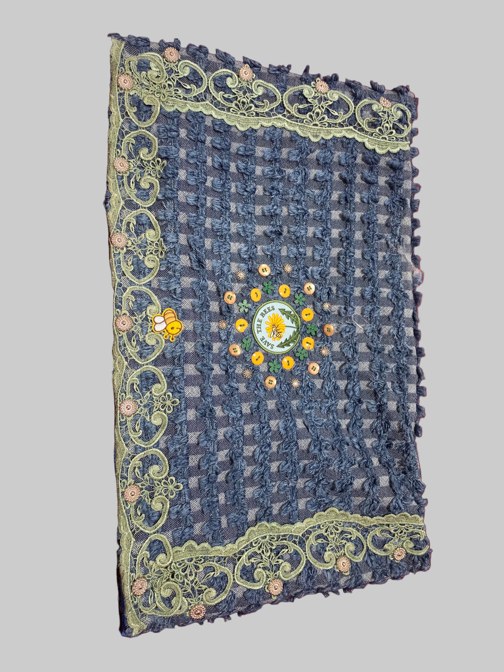 Decorated small pillow cover