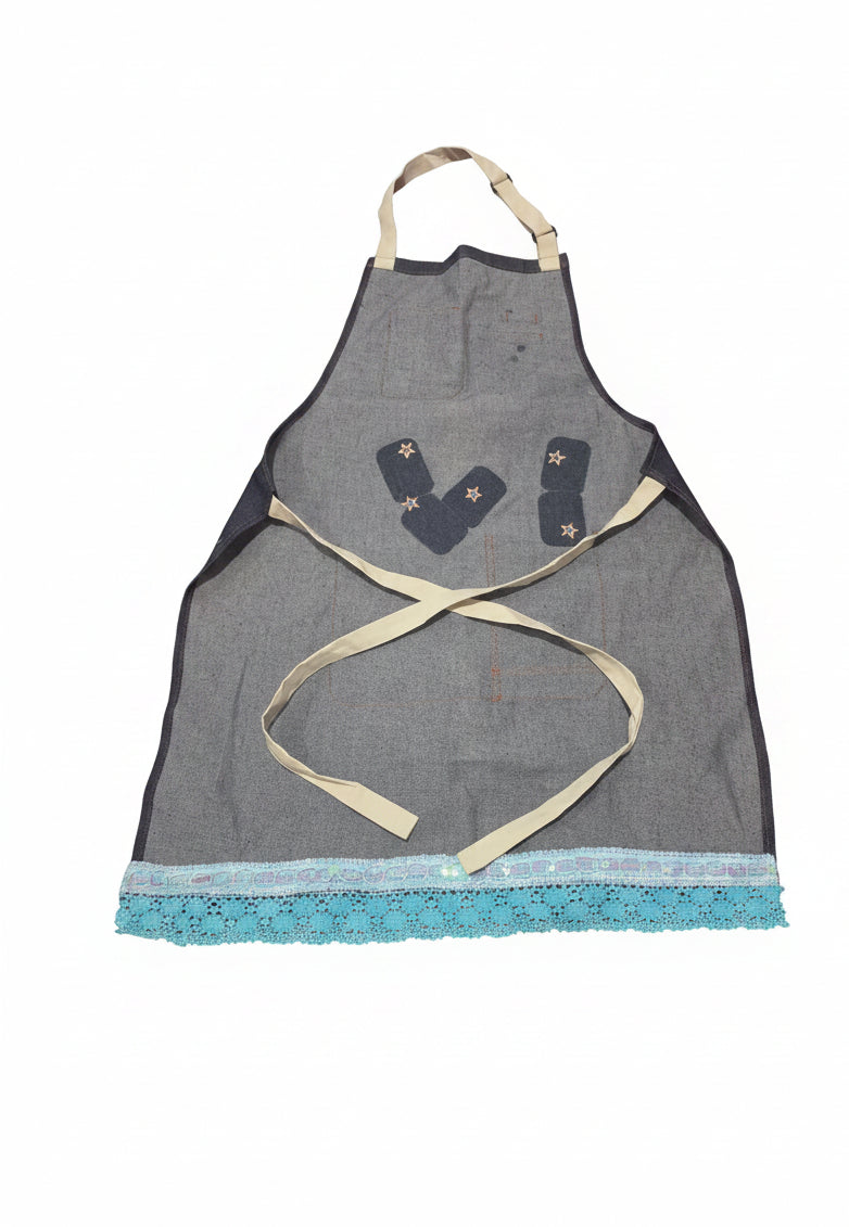 Kids Girls Apron Tall Size L