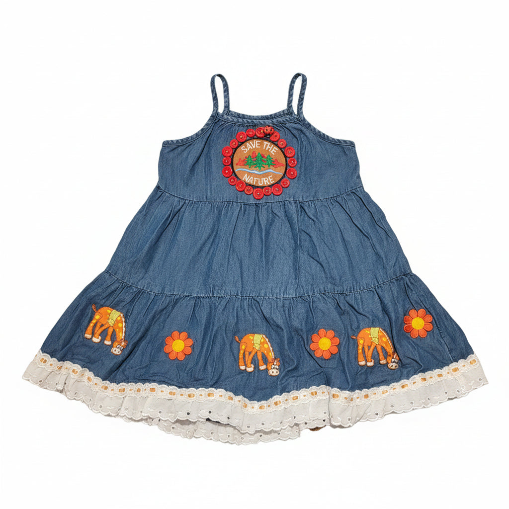 Simple summer dress for girls ages 3-5