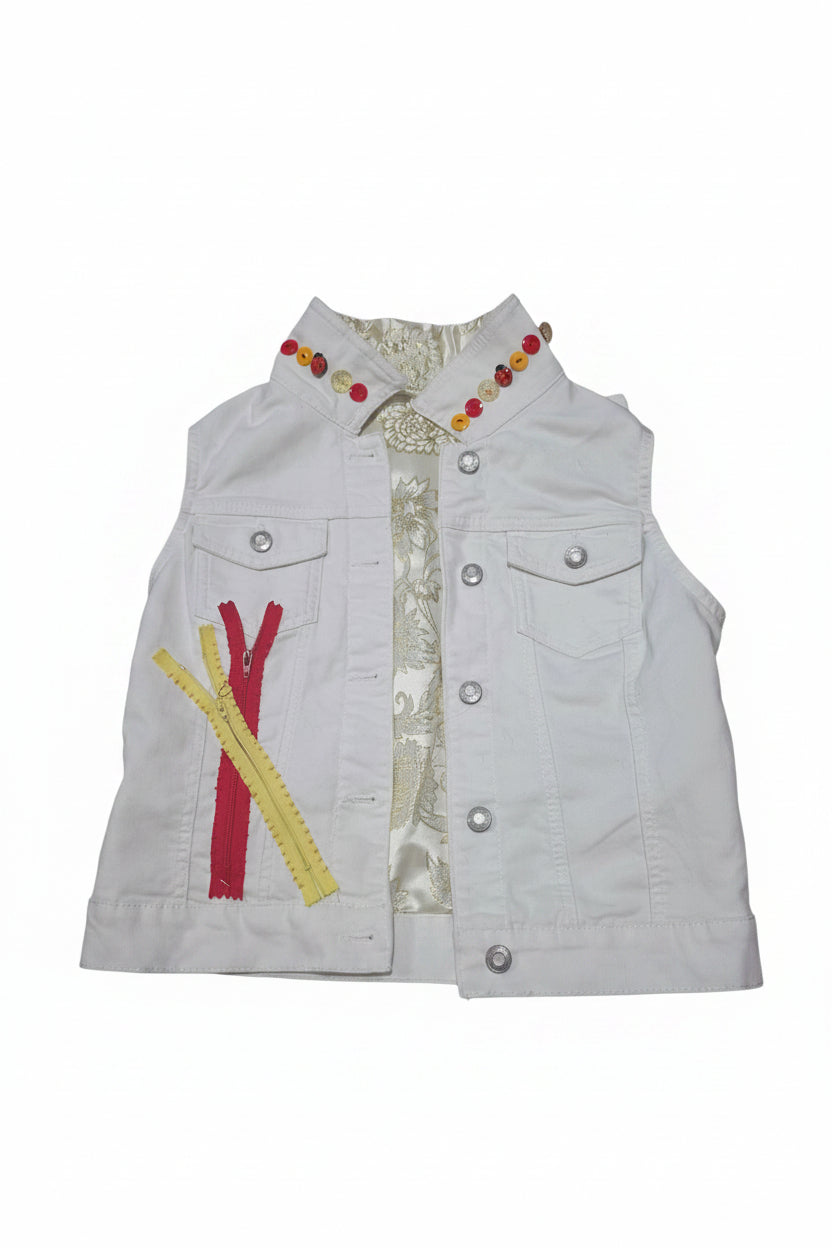 Super Girl White Jacket