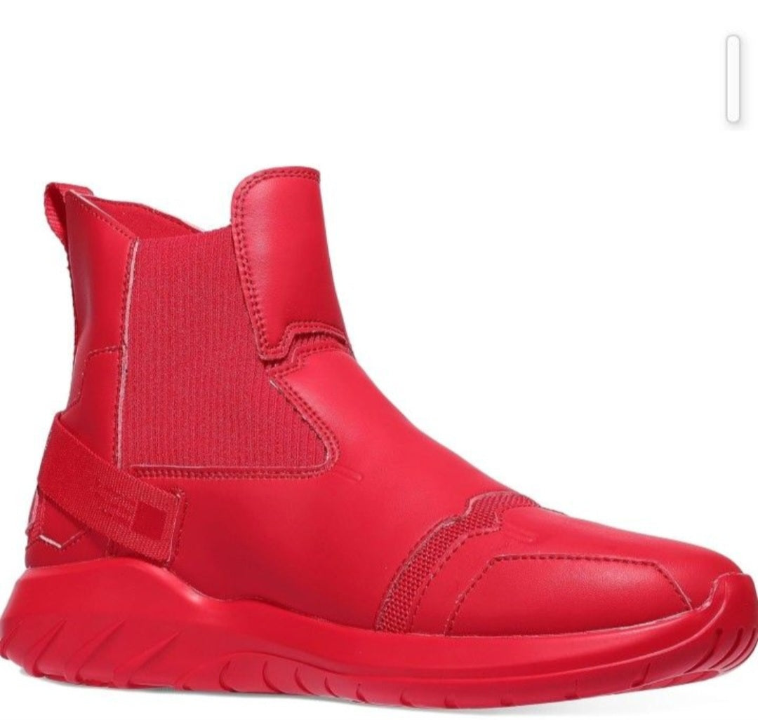 Soulfeng Sneaker Red faux leather