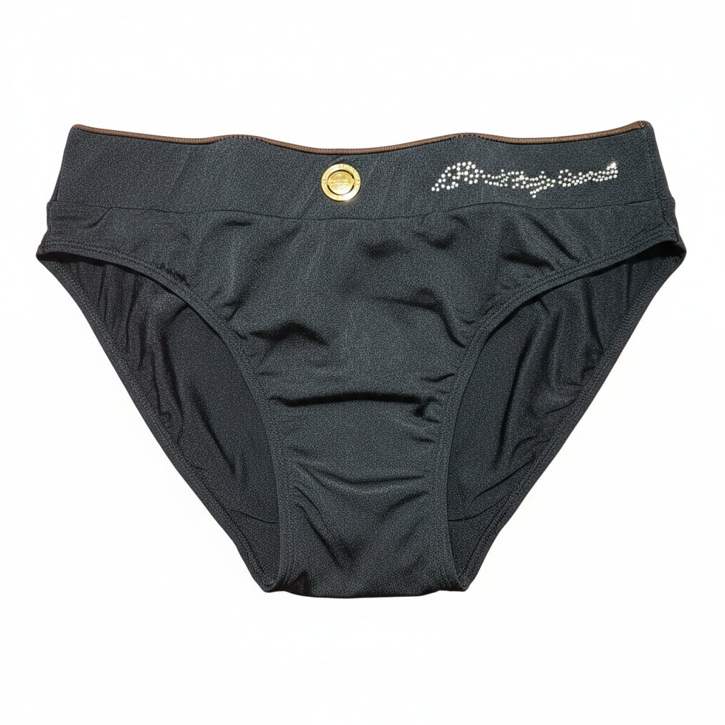 Luxury Gold Logo Hip Brief