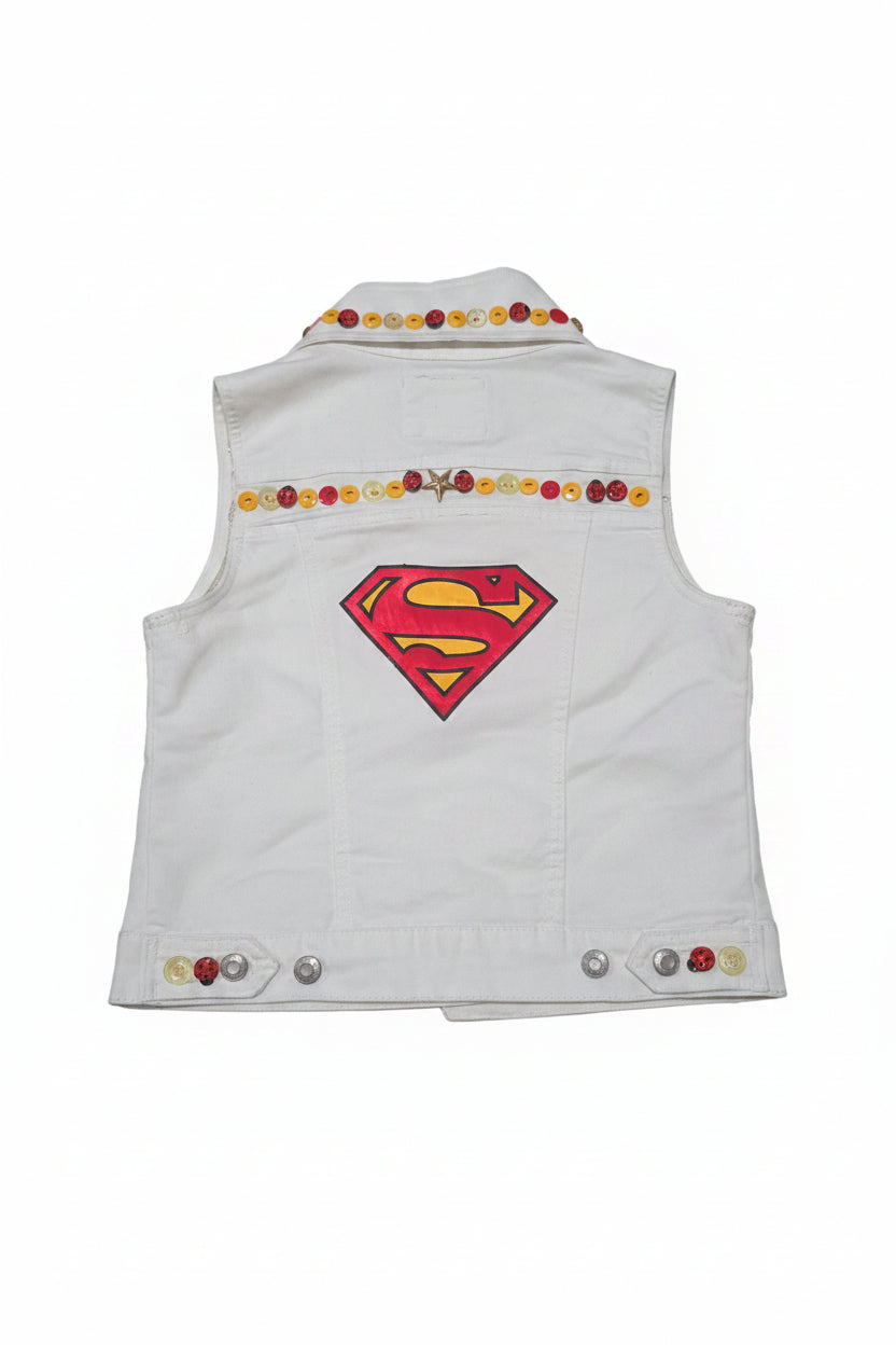 Super Girl White Jacket