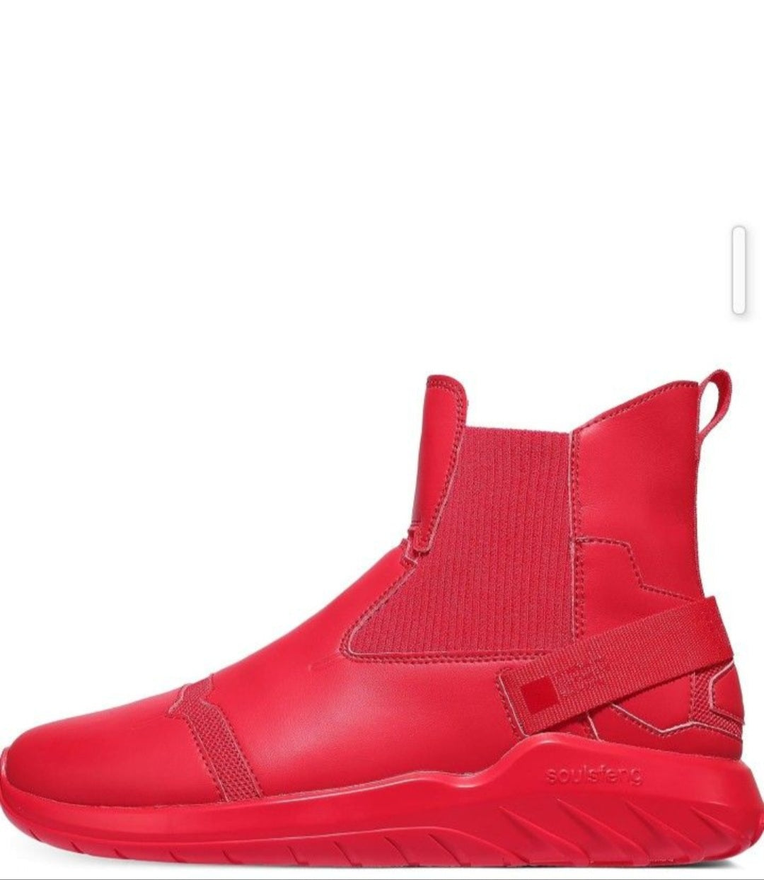 Soulfeng Sneaker Red faux leather