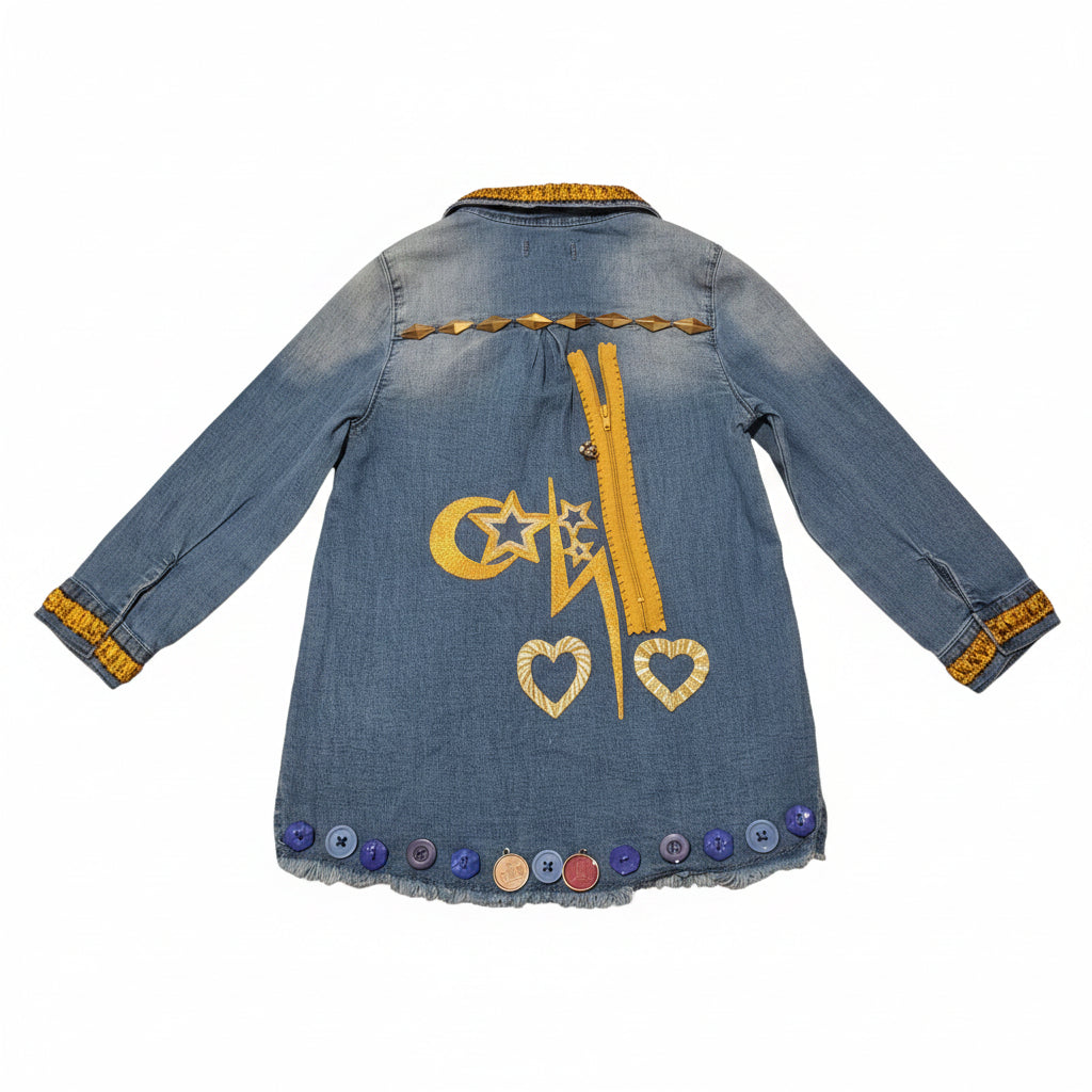 Beautiful Denim Dress for girls ages 2-4