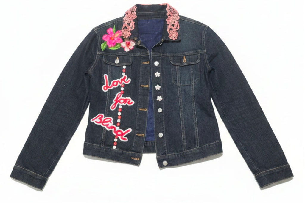 Denim Dark blue Jacket Girls Ages 13-15