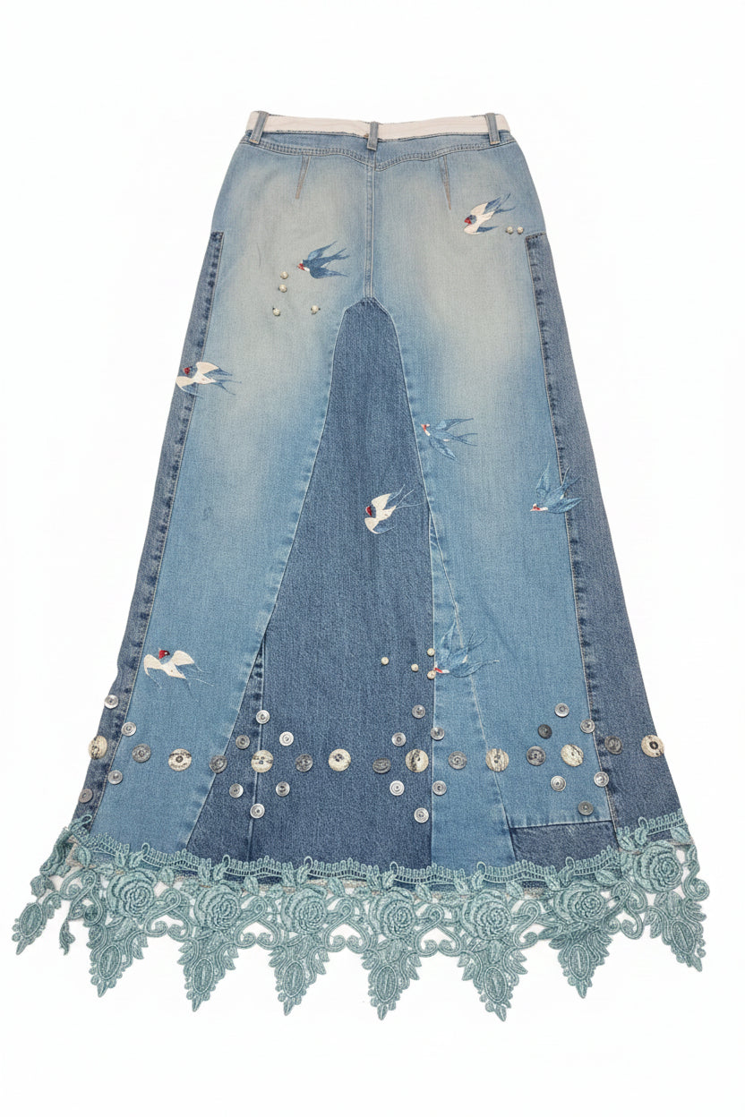 Long tall Denim Skirt ages 13-15