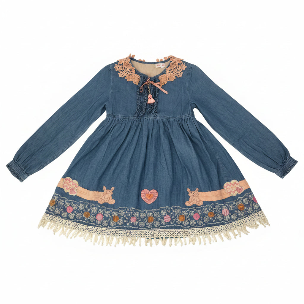 Princess Denim Dress Small size